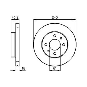 Compre Disco de travão da BOSCH 0 986 478 533 a um preço baixo por 70,85 €
