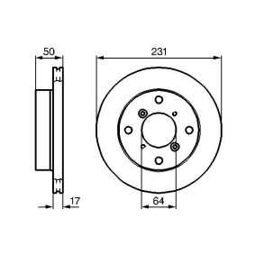 Compre Disco de travão da BOSCH 0 986 478 721 a um preço baixo por 32,26 €