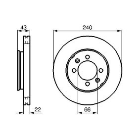 Compre Disco de travão da BOSCH 0 986 478 813 a um preço baixo por 33,14 €
