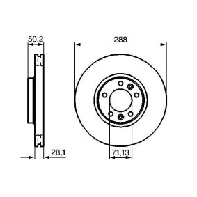 Compre Disco de travão da BOSCH 0 986 479 026 a um preço baixo por 49,08 €