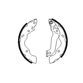 Bremsbackensatz 0 986 487 693 für HYUNDAI