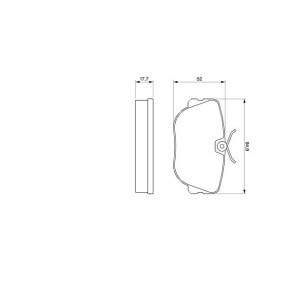 Compre Pastilhas de travão da BOSCH 0 986 490 680 a um preço baixo por 66,13 €