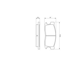 Compre Pastilhas de travão da BOSCH 0 986 493 670 a um preço baixo por 69,06 €