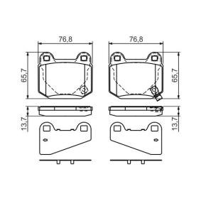 Compre Pastilhas de travão da BOSCH 0 986 494 229 a um preço baixo por 36,58 €