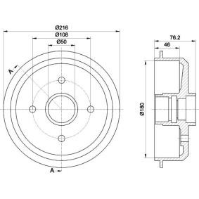 Bremstrommel von MINTEX MBD005