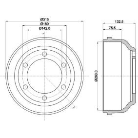 Bremstrommel von MINTEX MBD017