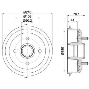 Bremstrommel von MINTEX MBD036