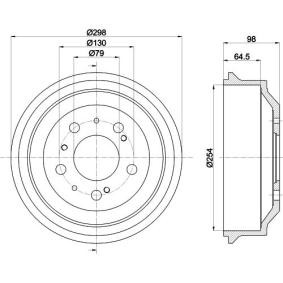Bremstrommel von MINTEX MBD037