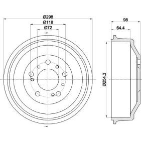 Bremstrommel von MINTEX MBD041