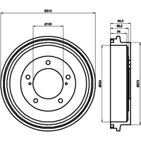 Bremstrommel von MINTEX MBD194