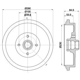 Bremstrommel von MINTEX MBD218