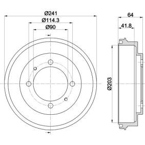 Bremstrommel von MINTEX MBD273