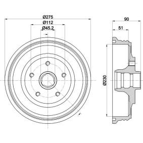 Bremstrommel von MINTEX MBD297