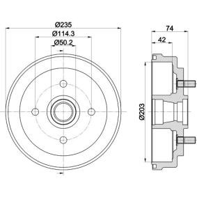 Bremstrommel von MINTEX MBD382