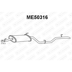 Endschalldämpfer für MERCEDES-BENZ von VENEPORTE