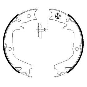 Bremsbackensatz, Feststellbremse von MINTEX