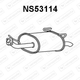 Compre Panela de escape traseira da VENEPORTE NS53114 a um preço baixo por 114,63 €