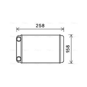 Acquista Scambiatore calore per riscaldamento abitacolo da AVA COOLING SYSTEMS OLA6677 a buon mercato per soli 75,08 €