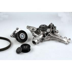 Achetez des Pompe à eau+Jeu de courroie trapézoïdale à nervures HEPU PK01480 à prix pour 306,72 €