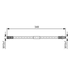 Compre Tubo flexível de travão da BOSCH 1 987 476 080 a um preço baixo por 25,93 €