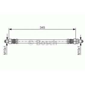 Comprar Latiguillo de freno de BOSCH 1 987 476 176 a bajo precio de 37,15 €