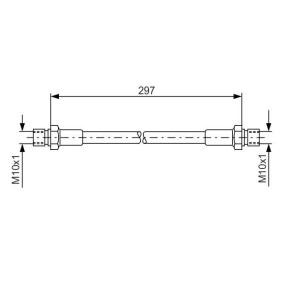 Compre Tubo flexível de travão da BOSCH 1 987 476 290 a um preço baixo por 24,13 €