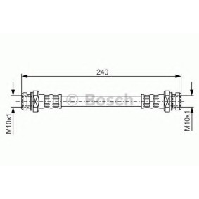 Comprar Latiguillo de freno de BOSCH 1 987 476 395 a bajo precio de 15,48 €