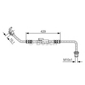 Comprar Latiguillo de freno de BOSCH 1 987 476 510 a bajo precio de 31,51 €