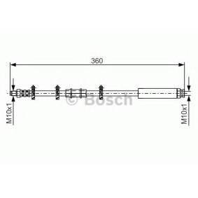 Compre Tubo flexível de travão da BOSCH 1 987 476 630 a um preço baixo por 12,07 €