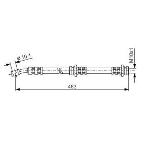 Compre Tubo flexível de travão da BOSCH 1 987 476 654 a um preço baixo por 18,97 €