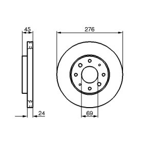 Comprar Latiguillo de freno de BOSCH 1 987 476 689 a bajo precio de 22,02 €