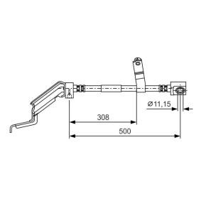 Comprar Latiguillo de freno de BOSCH 1 987 476 866 a bajo precio de 42,90 €