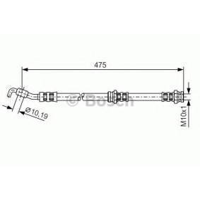 Comprar Latiguillo de freno de BOSCH 1 987 476 902 a bajo precio de 28,51 €