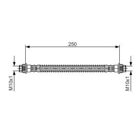 Compre Tubo flexível de travão da BOSCH 1 987 476 947 a um preço baixo por 13,18 €