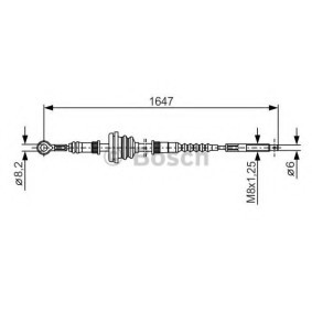 Comprar Cable de freno de mano de BOSCH 1 987 477 327 a bajo precio de 17,49 €