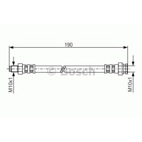 Comprar Latiguillo de freno de BOSCH 1 987 481 011 a bajo precio de 10,74 €