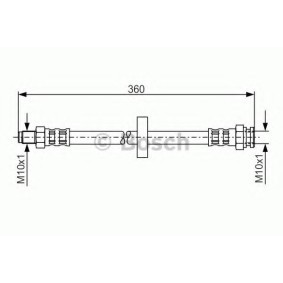 Comprar Latiguillo de freno de BOSCH 1 987 481 017 a bajo precio de 15,17 €