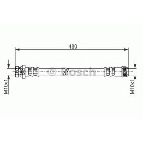 Comprar Latiguillo de freno de BOSCH 1 987 481 074 a bajo precio de 16,70 €
