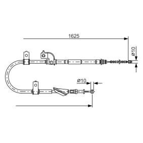 Compre Cabo de aço, travão de estacionamento da BOSCH 1 987 482 081 a um preço baixo por 28,33 €
