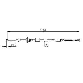 Compre Cabo de aço, travão de estacionamento da BOSCH 1 987 482 172 a um preço baixo por 22,45 €