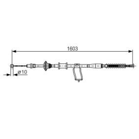 Compre Cabo de aço, travão de estacionamento da BOSCH 1 987 482 174 a um preço baixo por 25,12 €