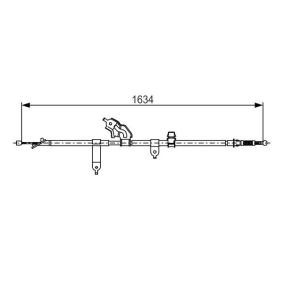 Compre Cabo de aço, travão de estacionamento da BOSCH 1 987 482 222 a um preço baixo por 42,74 €