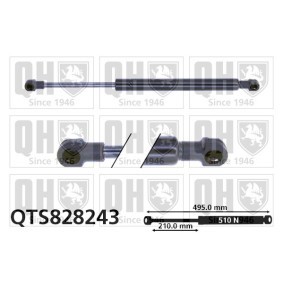 Achetez des Vérin de coffre QUINTON HAZELL QTS828243 à prix pour 25,53 €
