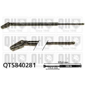 Achetez des Vérin de coffre QUINTON HAZELL QTS840281 à prix pour 101,40 €