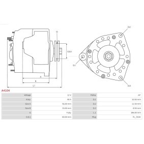 Köp Startmotor av AS-PL S0062(BOSCH) till det låga priset 12935,36 kr