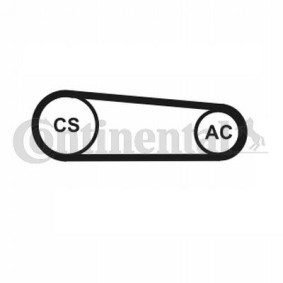 Achetez des Jeu de courroies trapézoïdales à nervures CONTITECH 4PK917 ELAST T1 à prix pour 29,14 €