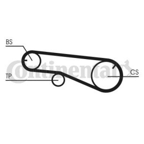 Acquista Cinghia dentata da CONTITECH CT1039 a buon mercato per soli 24,44 €
