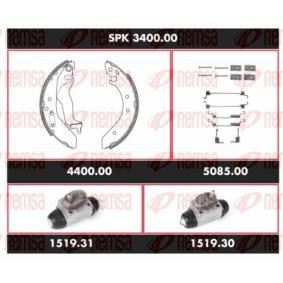 Comprar Kit frenos, disco de tambor de REMSA SPK 3400.00 a bajo precio de 94,89 €
