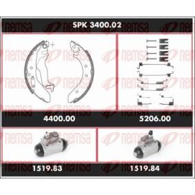 Comprar Kit frenos, disco de tambor de REMSA SPK 3400.02 a bajo precio de 96,29 €