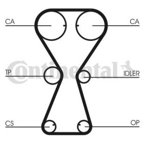 Acquista Cinghia dentata da CONTITECH CT826 a buon mercato per soli 35,89 €